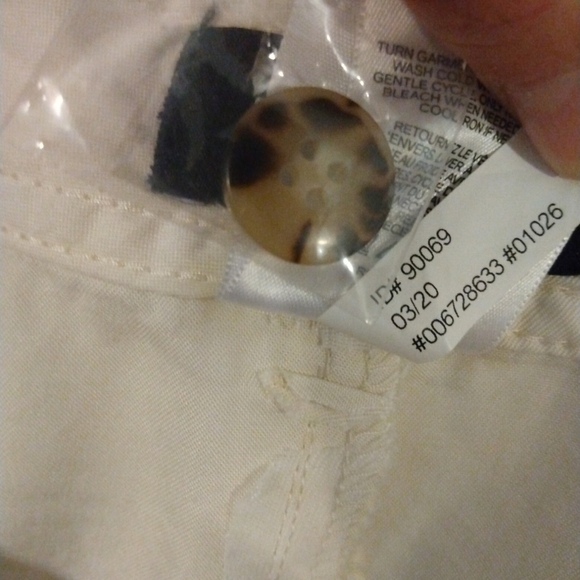 Express Super High Rise 100% Lyocell Button Front & Pockets Cargo Pants Sz. 10 - Picture 12 of 12